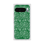 プレミアムスクエアケース with Pixelsnap［ ペイズリー - Green ］