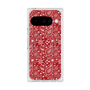 プレミアムスクエアケース with Pixelsnap［ ペイズリー - Red ］