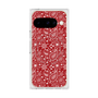 プレミアムスクエアケース with Pixelsnap［ ペイズリー - Red ］
