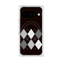 プレミアムスクエアケース with Pixelsnap［ Nordic Argyle - Black ］