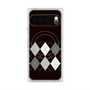 プレミアムスクエアケース with Pixelsnap［ Nordic Argyle - Black ］