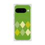プレミアムスクエアケース with Pixelsnap［ Nordic Argyle - Green ］