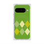 プレミアムスクエアケース with Pixelsnap［ Nordic Argyle - Green ］