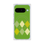 プレミアムスクエアケース with Pixelsnap［ Nordic Argyle - Green ］