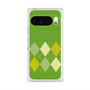 プレミアムスクエアケース with Pixelsnap［ Nordic Argyle - Green ］