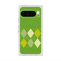 プレミアムスクエアケース with Pixelsnap［ Nordic Argyle - Green ］