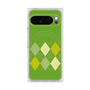 プレミアムスクエアケース with Pixelsnap［ Nordic Argyle - Green ］