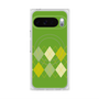 プレミアムスクエアケース with Pixelsnap［ Nordic Argyle - Green ］