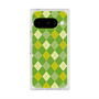 プレミアムスクエアケース with Pixelsnap［ Argyle - Green ］