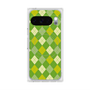 プレミアムスクエアケース with Pixelsnap［ Argyle - Green ］