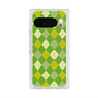 プレミアムスクエアケース with Pixelsnap［ Argyle - Green ］