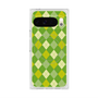 プレミアムスクエアケース with Pixelsnap［ Argyle - Green ］