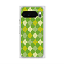 プレミアムスクエアケース with Pixelsnap［ Argyle - Green ］