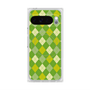 プレミアムスクエアケース with Pixelsnap［ Argyle - Green ］