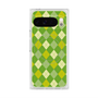 プレミアムスクエアケース with Pixelsnap［ Argyle - Green ］