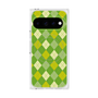 プレミアムスクエアケース with Pixelsnap［ Argyle - Green ］
