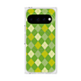 プレミアムスクエアケース with Pixelsnap［ Argyle - Green ］