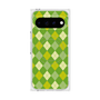 プレミアムスクエアケース with Pixelsnap［ Argyle - Green ］