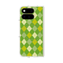 プレミアムスクエアケース with Pixelsnap［ Argyle - Green ］