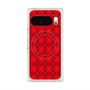 プレミアムスクエアケース with Pixelsnap［ Argyle - Red ］