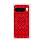 プレミアムスクエアケース with Pixelsnap［ Argyle - Red ］