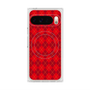 プレミアムスクエアケース with Pixelsnap［ Argyle - Red ］