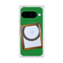 プレミアムスクエアケース with Pixelsnap［ Photo Frame - Green ］