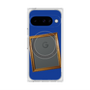プレミアムスクエアケース with Pixelsnap［ Photo Frame - Blue ］