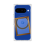 プレミアムスクエアケース with Pixelsnap［ Photo Frame - Blue ］