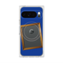 プレミアムスクエアケース with Pixelsnap［ Photo Frame - Blue ］