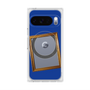 プレミアムスクエアケース with Pixelsnap［ Photo Frame - Blue ］