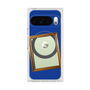 プレミアムスクエアケース with Pixelsnap［ Photo Frame - Blue ］