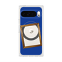 プレミアムスクエアケース with Pixelsnap［ Photo Frame - Blue ］