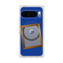 プレミアムスクエアケース with Pixelsnap［ Photo Frame - Blue ］