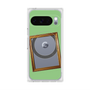 プレミアムスクエアケース with Pixelsnap［ Photo Frame - Light Green ］