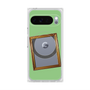 プレミアムスクエアケース with Pixelsnap［ Photo Frame - Light Green ］