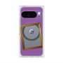 プレミアムスクエアケース with Pixelsnap［ Photo Frame - Purple ］