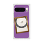 プレミアムスクエアケース with Pixelsnap［ Photo Frame - Purple ］
