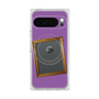 プレミアムスクエアケース with Pixelsnap［ Photo Frame - Purple ］