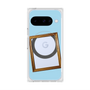 プレミアムスクエアケース with Pixelsnap［ Photo Frame - Light Blue ］