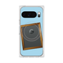 プレミアムスクエアケース with Pixelsnap［ Photo Frame - Light Blue ］