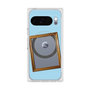 プレミアムスクエアケース with Pixelsnap［ Photo Frame - Light Blue ］