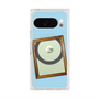 プレミアムスクエアケース with Pixelsnap［ Photo Frame - Light Blue ］