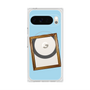プレミアムスクエアケース with Pixelsnap［ Photo Frame - Light Blue ］