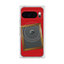 プレミアムスクエアケース with Pixelsnap［ Photo Frame - Red ］