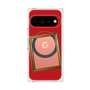 プレミアムスクエアケース with Pixelsnap［ Photo Frame - Red ］