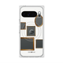 プレミアムスクエアケース with Pixelsnap［ Photo Frames - White ］