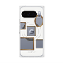 プレミアムスクエアケース with Pixelsnap［ Photo Frames - White ］