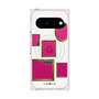 プレミアムスクエアケース with Pixelsnap［ Photo Frames - White ］