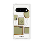 プレミアムスクエアケース with Pixelsnap［ Photo Frames - White ］